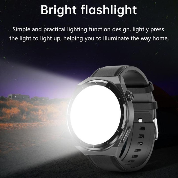 TK20 1.39 inch Silicone Band Smart Watch Supports ECG / Remote Families Care / Body Temperature Monitoring(Black)