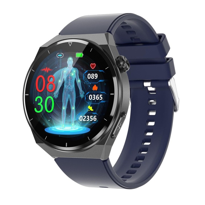 TK20 1.39 inch Silicone Band Smart Watch Supports ECG / Remote Families Care / Body Temperature Monitoring(Blue)