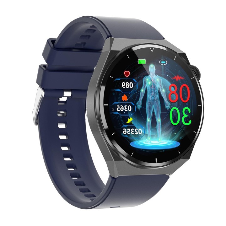 TK20 1.39 inch Silicone Band Smart Watch Supports ECG / Remote Families Care / Body Temperature Monitoring(Blue)