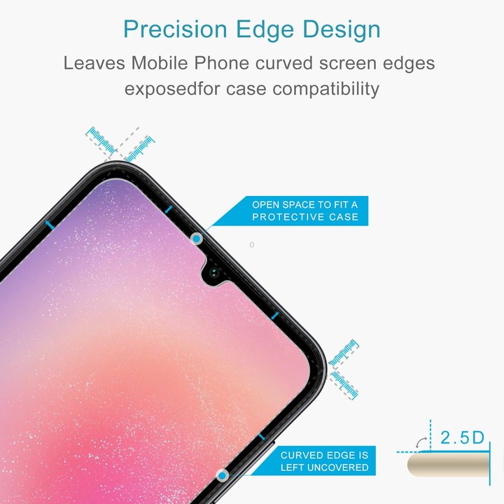 For Samsung Galaxy A24 5G 0.26mm 9H 2.5D Tempered Glass Film
