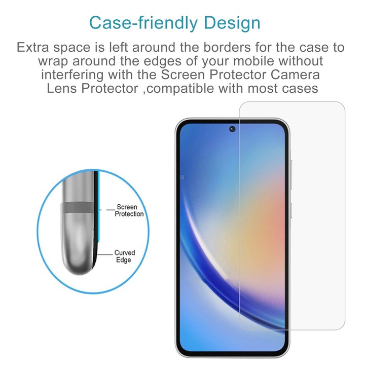 For Samsung Galaxy A35 / M35 / A36 0.26mm 9H 2.5D Tempered Glass Film