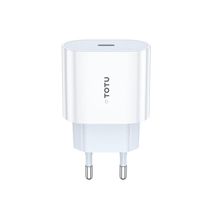 TOTU PD 20W Type-C Port Charger, Specification:EU Plug(White)