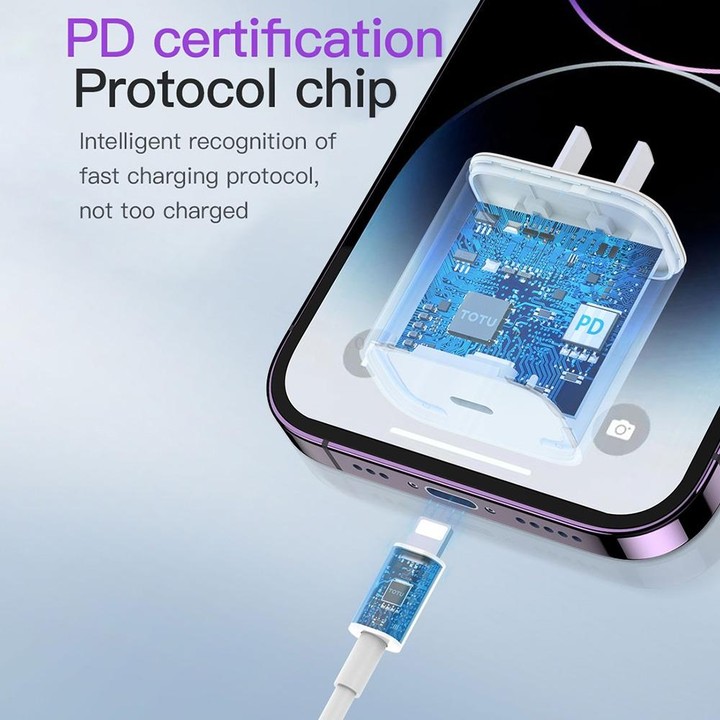 TOTU PD 20W Type-C Port Charger, Specification:EU Plug(White)