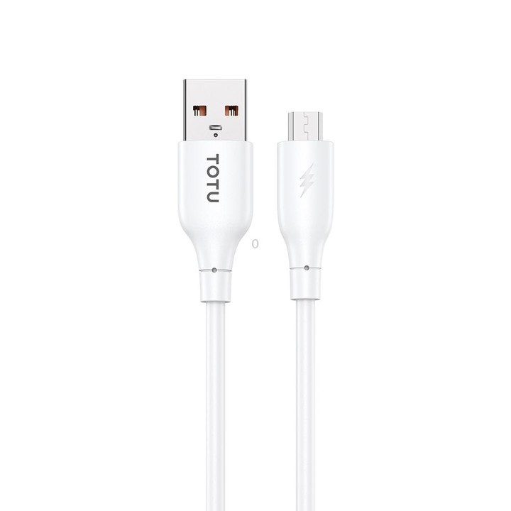 TOTU CB-3 Series USB to Micro USB Fast Charge Data Cable, Length:1m(White)