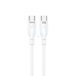 TOTU CB-3 Series USB-C / Type-C to USB-C / Type-C Fast Charge Data Cable, Length:1m(White)