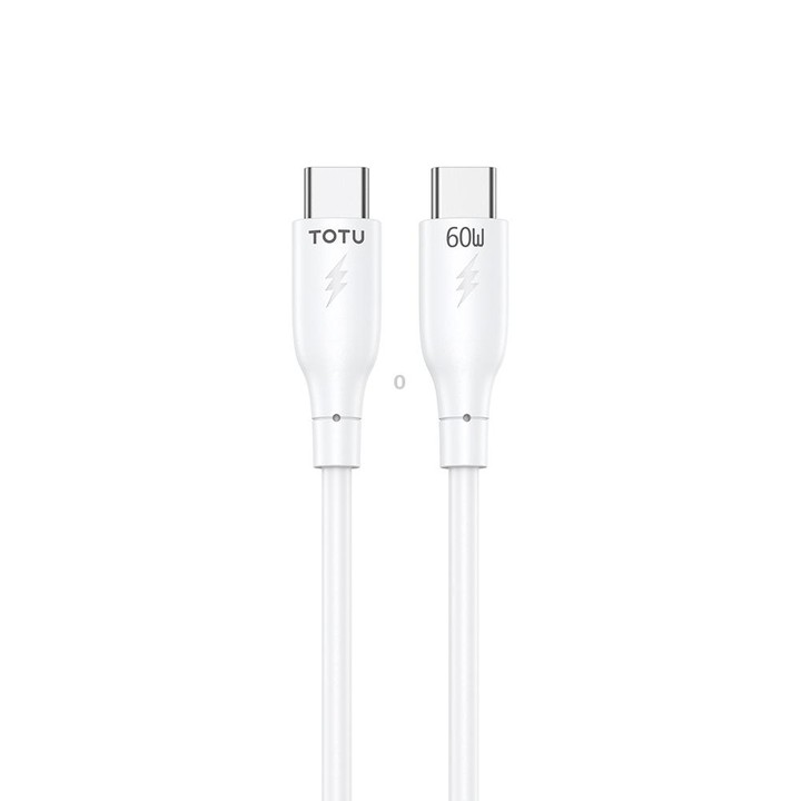 TOTU CB-3 Series USB-C / Type-C to USB-C / Type-C Fast Charge Data Cable, Length:1m(White)
