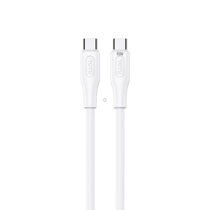 TOTU CB-4 Series USB-C / Type-C to USB-C / Type-C Fast Charge Data Cable, Length:1m(White)