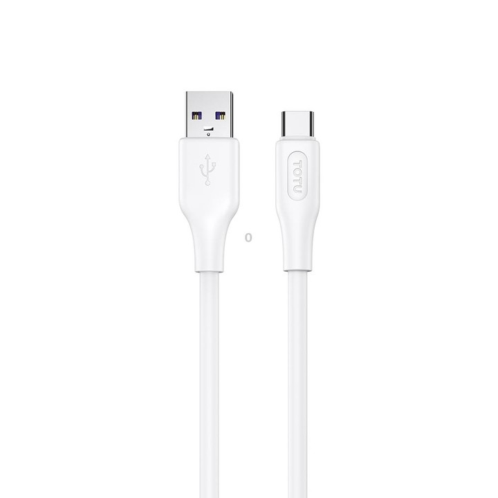 TOTU CB-4 Series USB to USB-C / Type-C Fast Charge Data Cable, Length:1m(White)