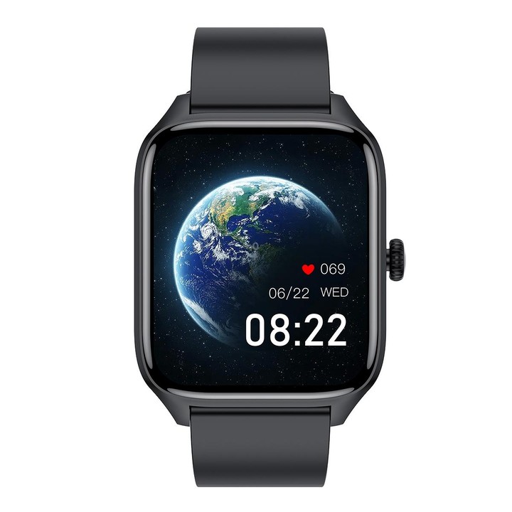 T19 Pro 1.96 inch IP67 Waterproof Silicone Band Smart Watch, Supports Dual-mode Bluetooth Call / Heart Rate Monitoring(Black)