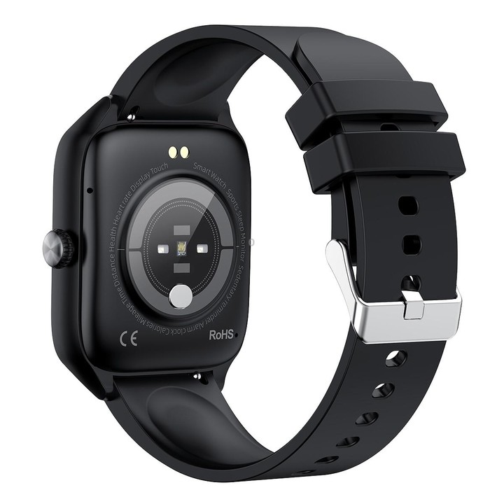 T19 Pro 1.96 inch IP67 Waterproof Silicone Band Smart Watch, Supports Dual-mode Bluetooth Call / Heart Rate Monitoring(Black)