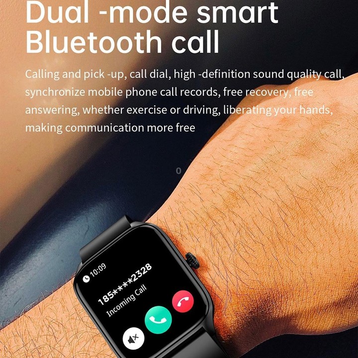 T19 Pro 1.96 inch IP67 Waterproof Silicone Band Smart Watch, Supports Dual-mode Bluetooth Call / Heart Rate Monitoring(Black)