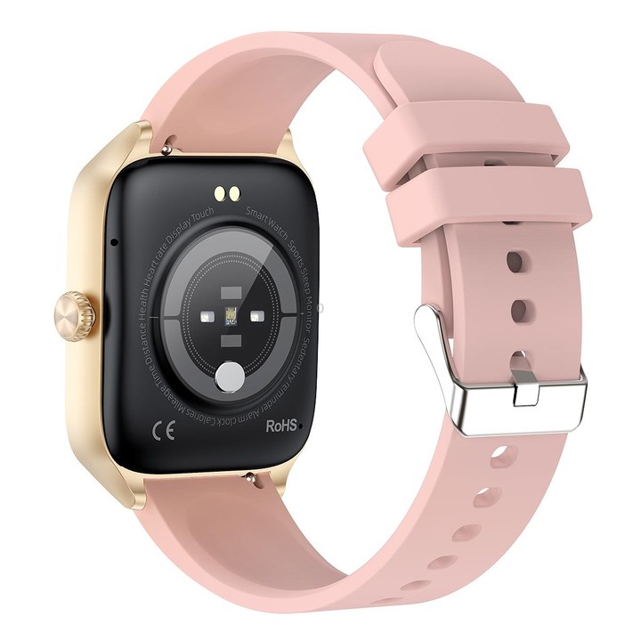 T19 Pro 1.96 inch IP67 Waterproof Silicone Band Smart Watch, Supports Dual-mode Bluetooth Call / Heart Rate Monitoring(Pink)