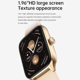 T19 Pro 1.96 inch IP67 Waterproof Silicone Band Smart Watch, Supports Dual-mode Bluetooth Call / Heart Rate Monitoring(Blue)