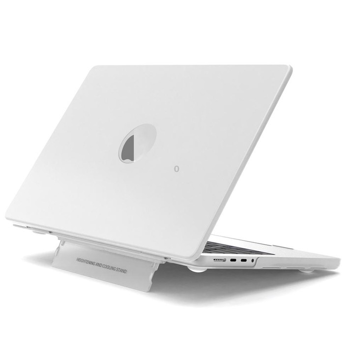 For Macbook Air 13 inch A1932/A2179/A2337 Frosted Translucent Laptop Protective Case(Light Grey)