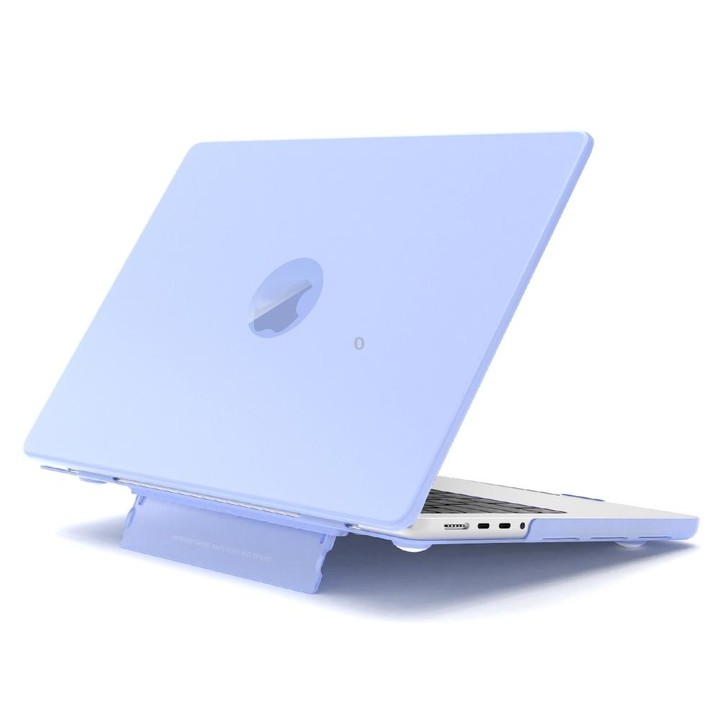 For Macbook Air 15.3 inch 2026 M5 A3448 Frosted Translucent Laptop Protective Case(Purple)