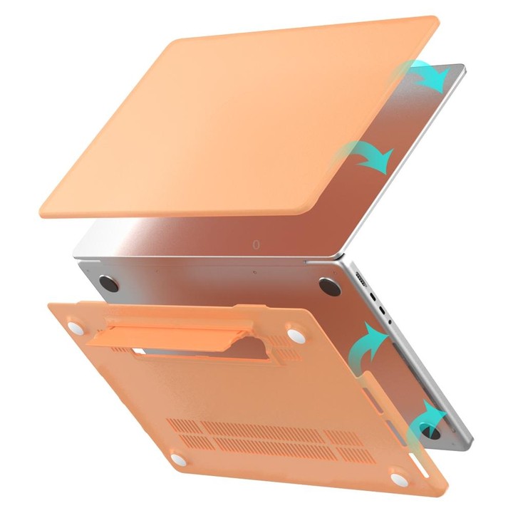 For Macbook Pro 16.2 inch 2026 A3428 / A3429 Frosted Translucent Laptop Protective Case(Red)