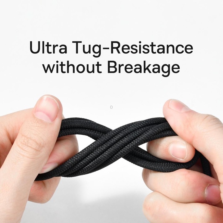 Baseus Tungsten Gold Series 100W USB to USB-C / Type-C Fast Charging Data Cable, Length:2m(Black)