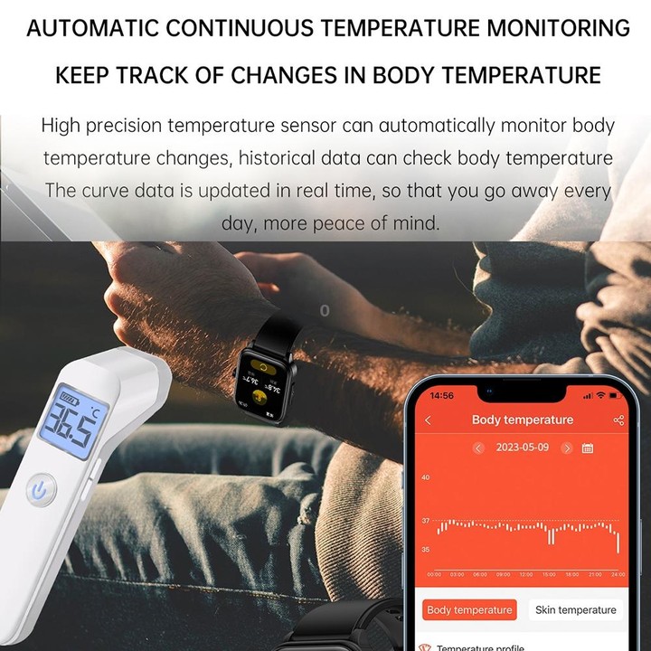 ET540 1.91 inch IP67 Waterproof Silicone Band Smart Watch, Support ECG / Non-invasive Blood Glucose Measurement(Blue)