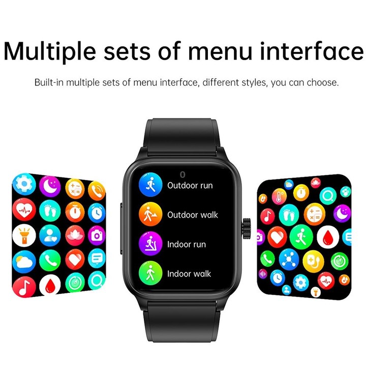 ET540 1.91 inch IP67 Waterproof Silicone Band Smart Watch, Support ECG / Non-invasive Blood Glucose Measurement(Blue)
