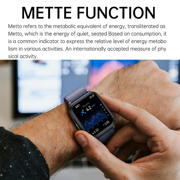 ET540 1.91 inch IP67 Waterproof Silicone Band Smart Watch, Support ECG / Non-invasive Blood Glucose Measurement(Red)