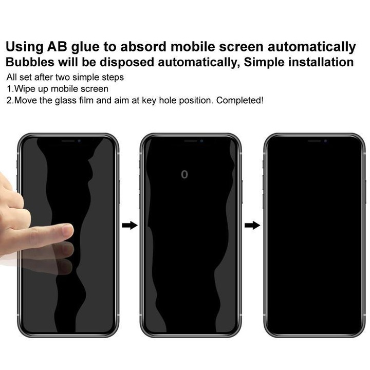 For Samsung Galaxy Z Fold7 5G imak HD Full Screen Privacy Tempered Glass Protective Film, Phone Case Edition