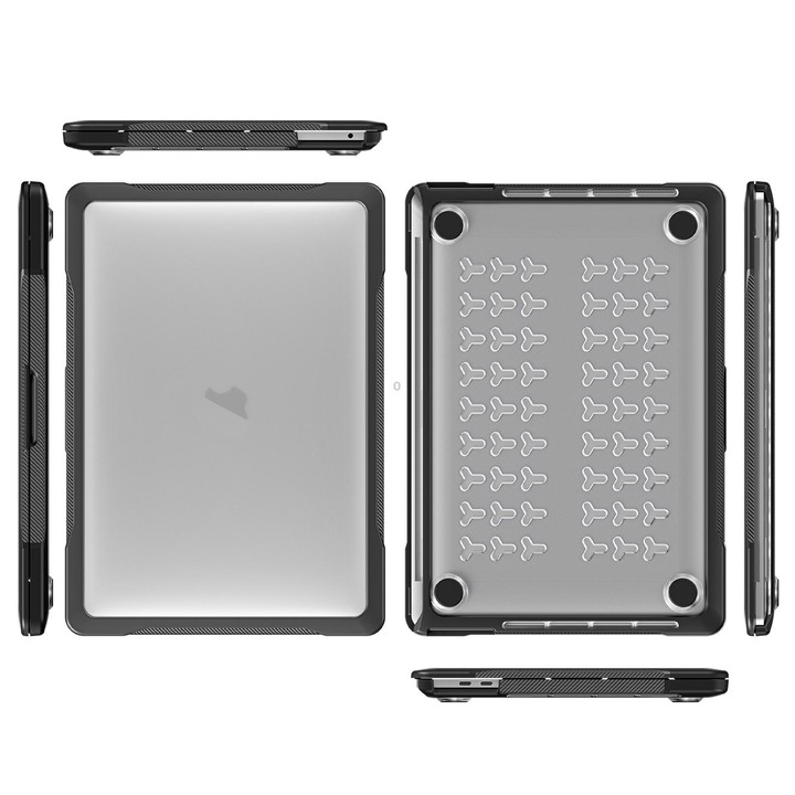 For MacBook Pro 13.3 inch A2338 Translucent Laptop Protective Case(Transparent)