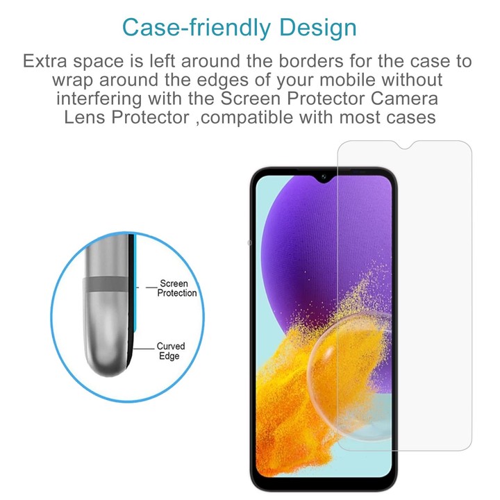 For Samsung Galaxy M44 10pcs 0.26mm 9H 2.5D Tempered Glass Film