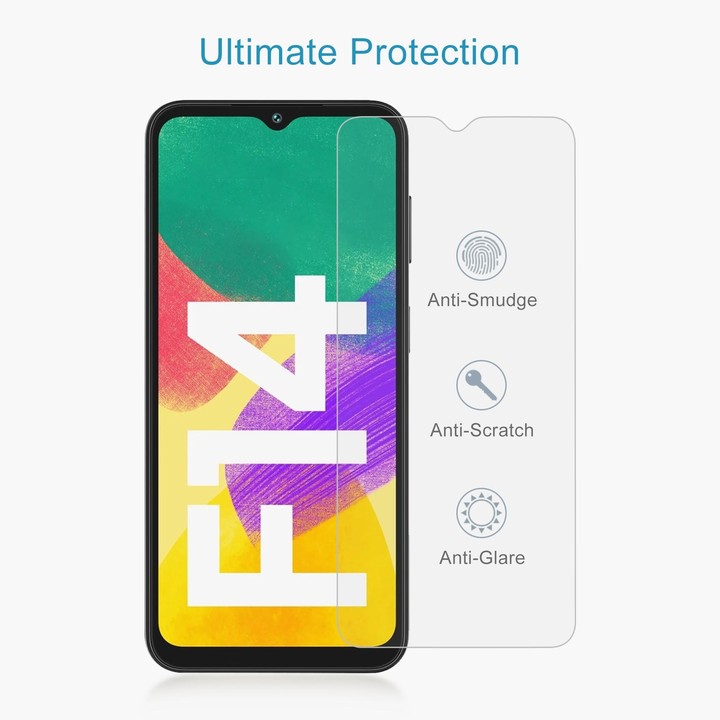 For Samsung Galaxy F14 4G 10pcs 0.26mm 9H 2.5D Tempered Glass Film