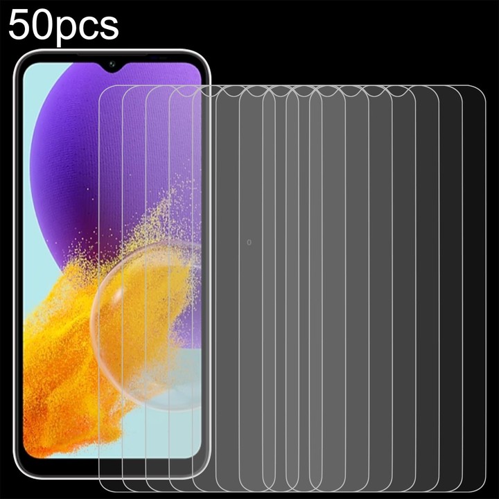 For Samsung Galaxy M44 50pcs 0.26mm 9H 2.5D Tempered Glass Film