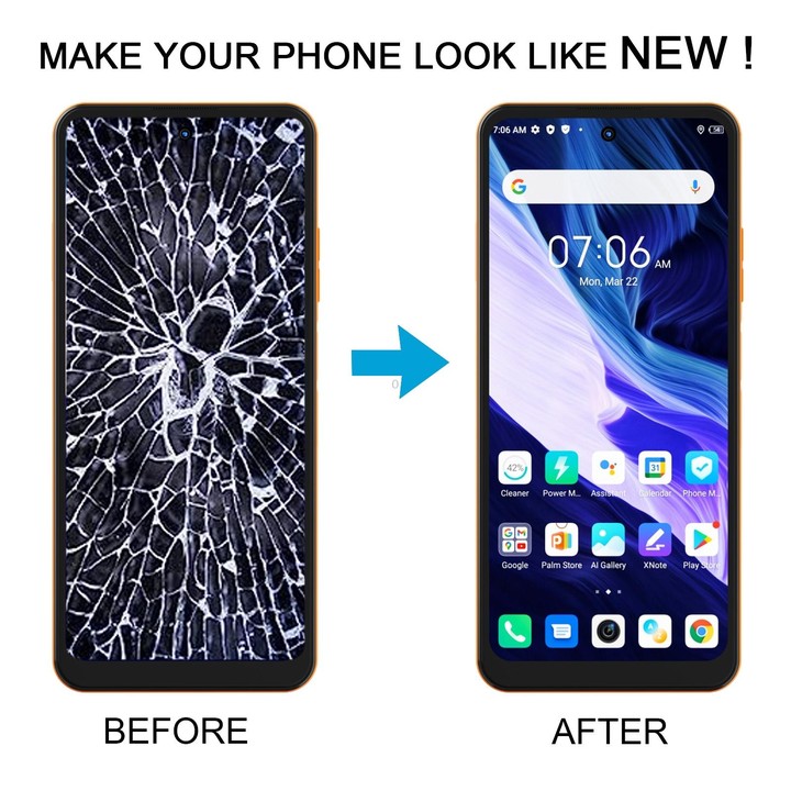 For HOTWAV Note 12 LCD Screen For With Digitizer Full Assembly