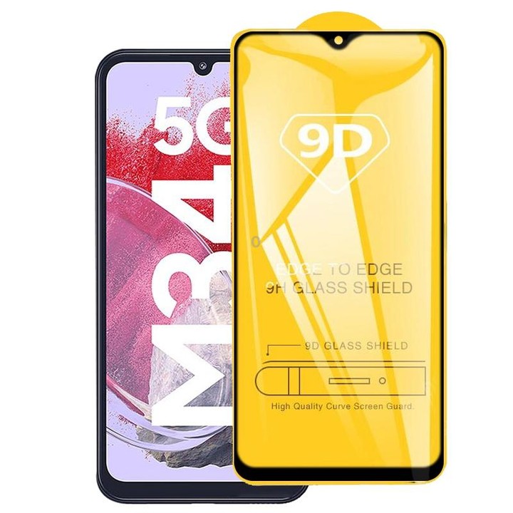 For Samsung Galaxy M34 5G / F34 / A15 9D Full Glue Screen Tempered Glass Film