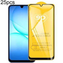 For Samsung Galaxy A27 25pcs 9D Full Glue Screen Tempered Glass Film