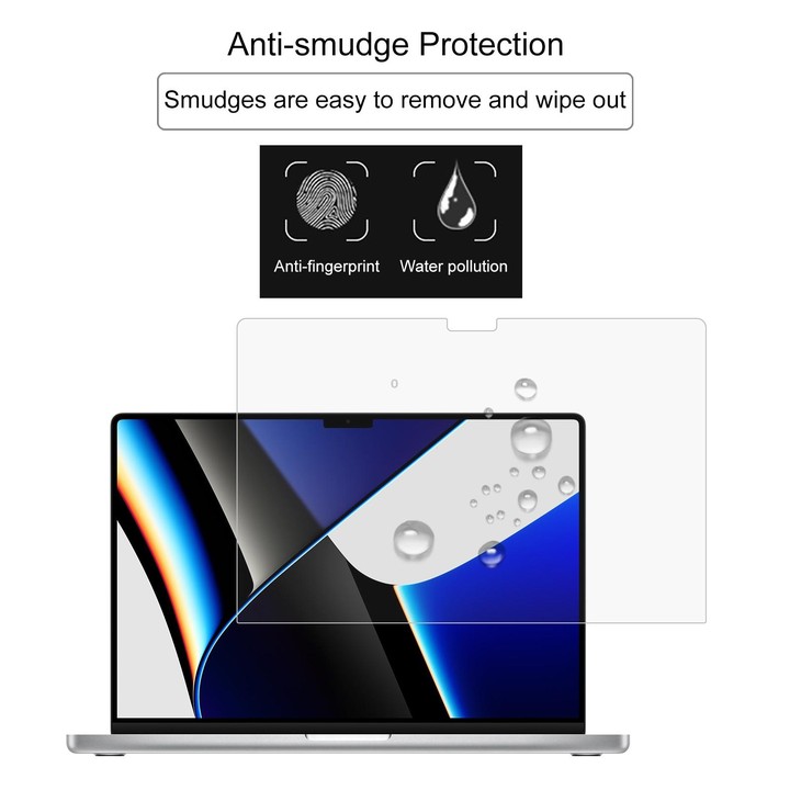 For MacBook Pro 16.2 inch A2485/A2780/M5 2026 25pcs 9H Laptop Screen Explosion-proof Tempered Glass Protective Film