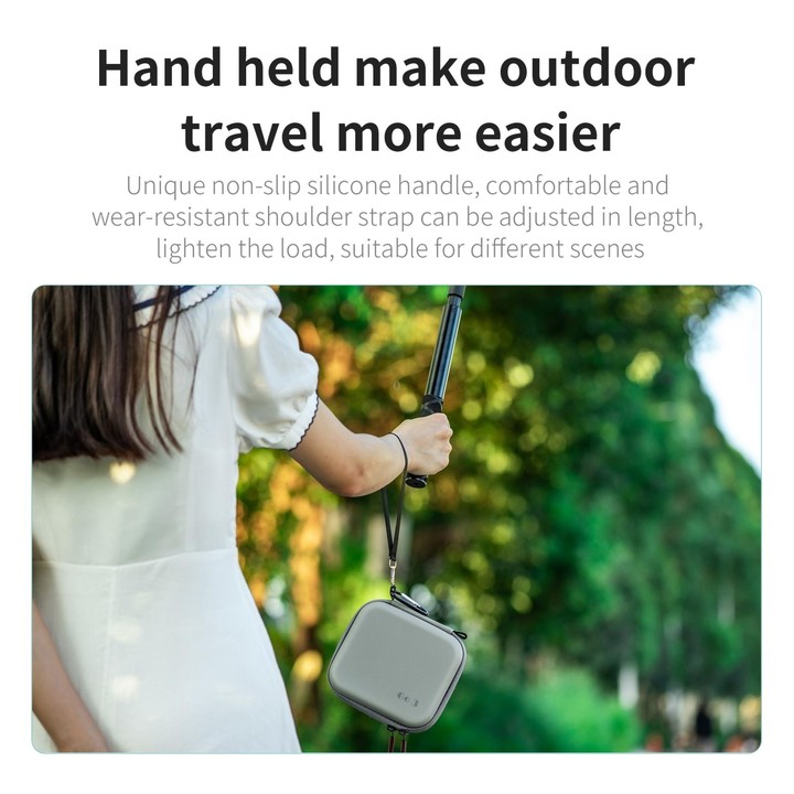 For Insta360 GO 3 / GO 3S STARTRC Portable PU Storage Box Case(Grey)