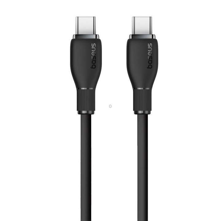 Baseus Pudding Series 100W Type-C to Type-C Fast Charging Data Cable, Length:1.2m(Black)