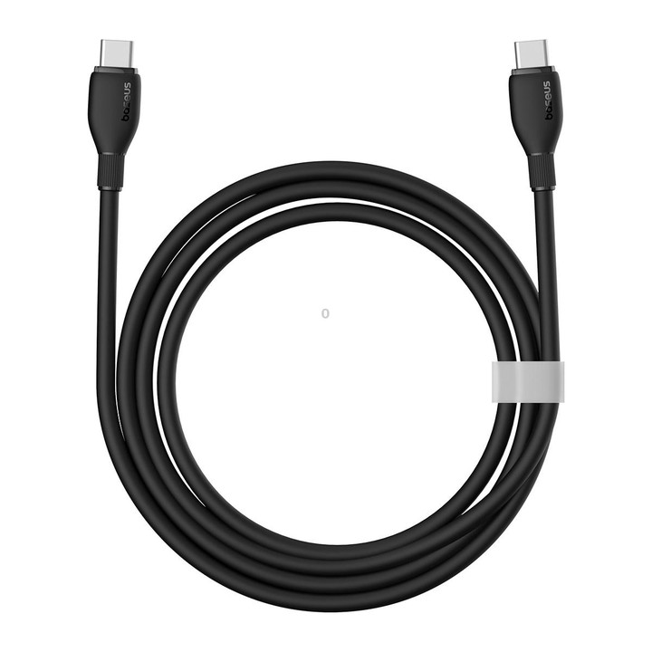 Baseus Pudding Series 100W Type-C to Type-C Fast Charging Data Cable, Length:1.2m(Black)