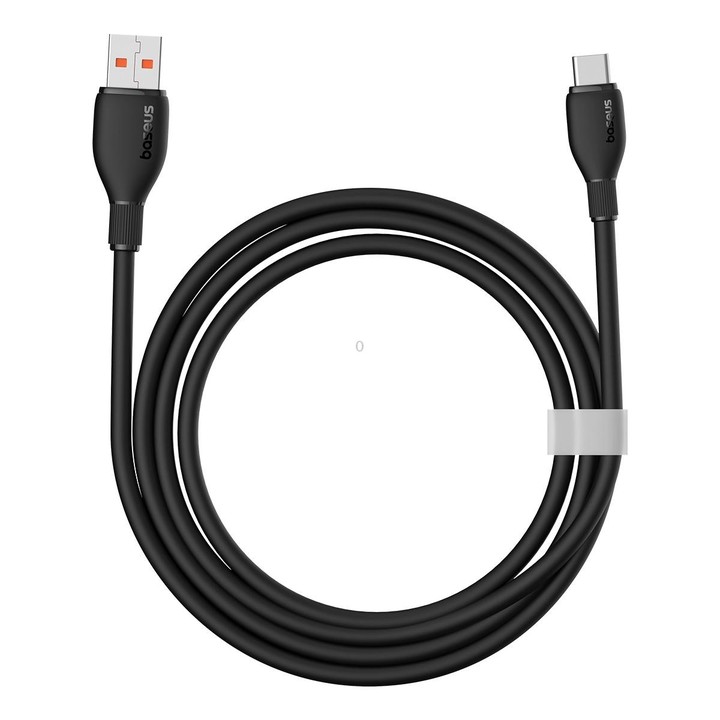 Baseus Pudding Series 100W USB to Type-C Fast Charging Data Cable, Length:1.2m(Black)