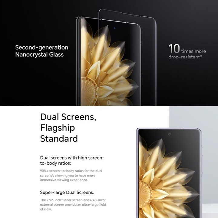 Honor Magic V2 5G, 16GB+512GB, 7.92 inch + 6.43 inch MagicOS 7.2 Snapdragon 8 Gen2 Octa Core up to 3.36GHz, Network: 5G, OTG, No