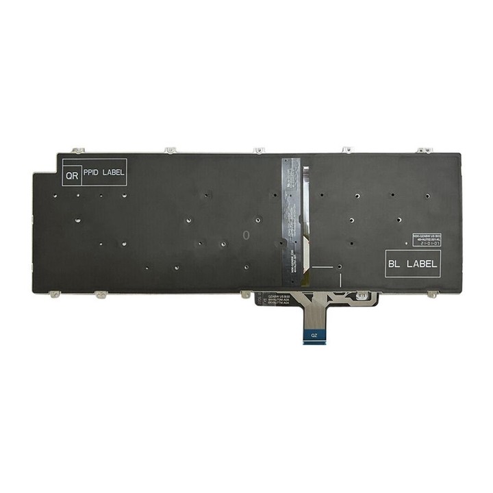 For Dell Latitude 5520 5521 Precision 3560 3561 US Version Backlight Laptop Keyboard(Black)