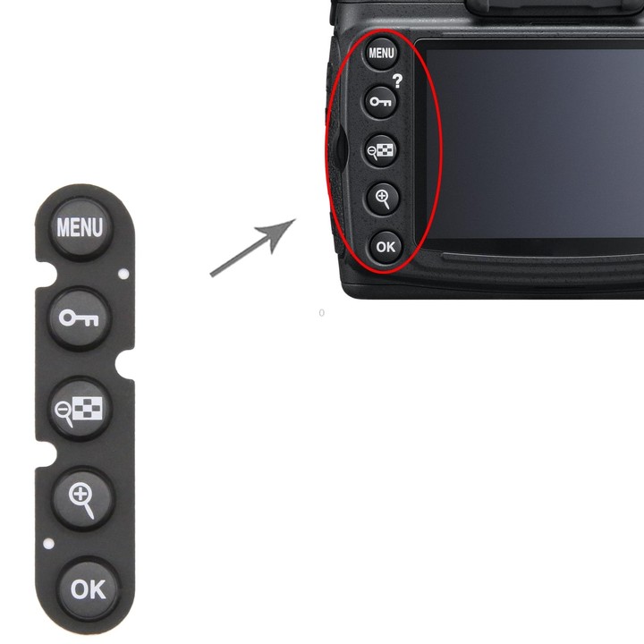For Nikon D700 Menu Button Cap