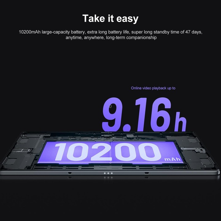 Lenovo Pad Pro 12.7 inch WiFi Tablet, 8GB+128GB, Android 13, Qualcomm Snapdragon 870 Octa Core, Support Face Identification(Dark