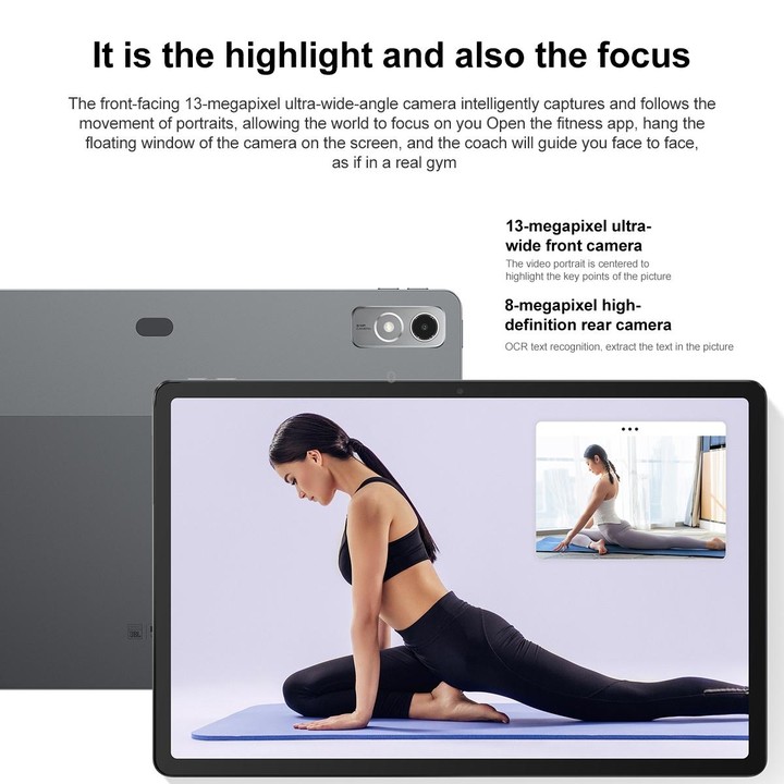 Lenovo Pad Pro 12.7 inch WiFi Tablet, 8GB+128GB, Android 13, Qualcomm Snapdragon 870 Octa Core, Support Face Identification(Dark