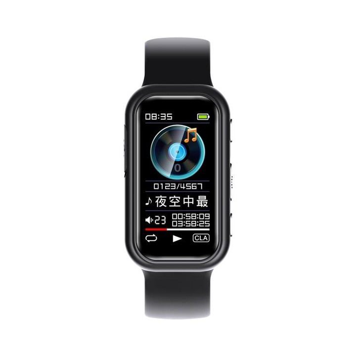 JNN S16 Smart HD Noise Reduction Bluetooth MP3 Voice Control Recording Bracelet, Memory:16GB