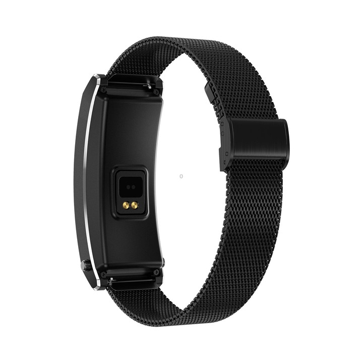 K13S 1.14 inch TFT Screen Milanese Metal Strap Smart Call Bracelet Supports Sleep Management / Blood Oxygen Monitoring(Black)