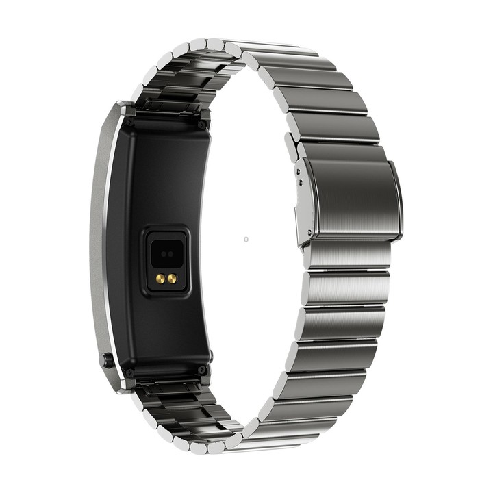K13S 1.14 inch TFT Screen Slub Steel Strap Smart Calling Bracelet Supports Sleep Management/Blood Oxygen Monitoring(Tarnish)