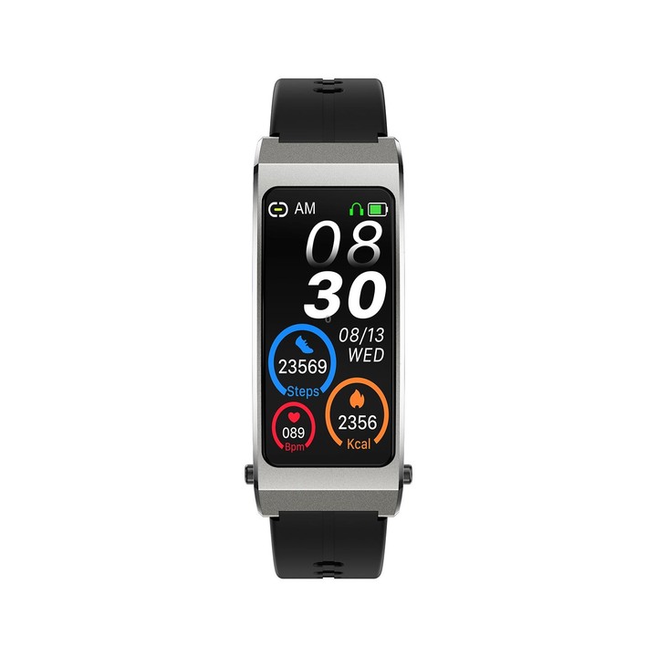 K13S 1.14 inch TFT Screen Silicone Strap Smart Calling Bracelet Supports Sleep Management/Blood Oxygen Monitoring(Tarnish)
