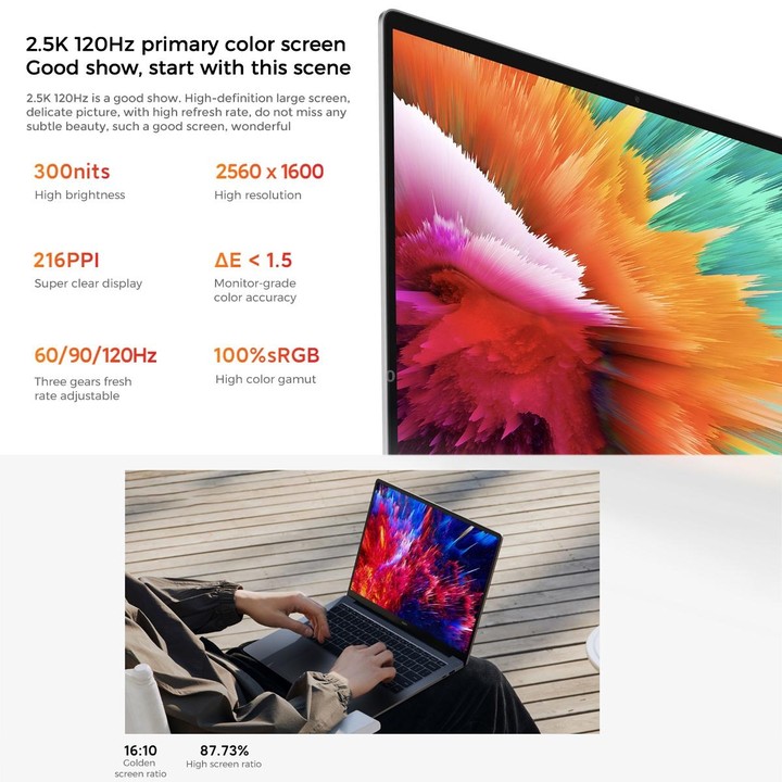 Xiaomi RedmiBook Pro 14 inch Laptop, 16GB+512GB, Windows 11 Home Chinese Version, Intel 12th Gen Core i7-12650H Deca Core MX550