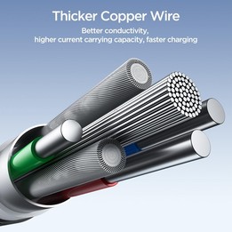 JOYROOM SA25-AC6 100W USB to USB-C/Type-C Fast Charge Data Cable, Length:1.2m(Black)
