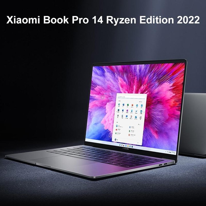 Xiaomi Book Pro 14 inch Laptop, 16GB+512GB, Windows 11 Home Chinese Version, AMD Ryzen 7 6800H Octa Core(Grey)