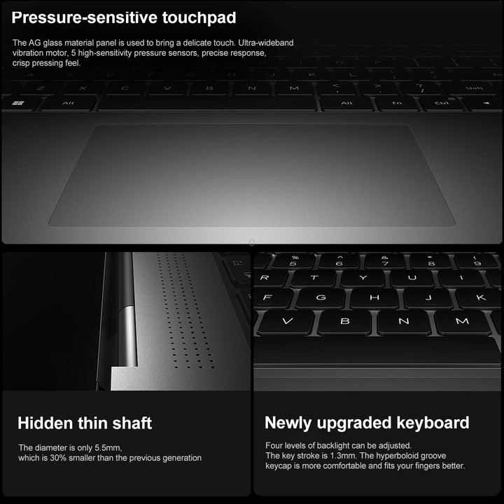Xiaomi Book Pro 16 2022 Laptop, 16GB+512GB, 16 inch Touch Screen Windows 11 Home Chinese Version, Intel 12th Gen Core i7-1260P R